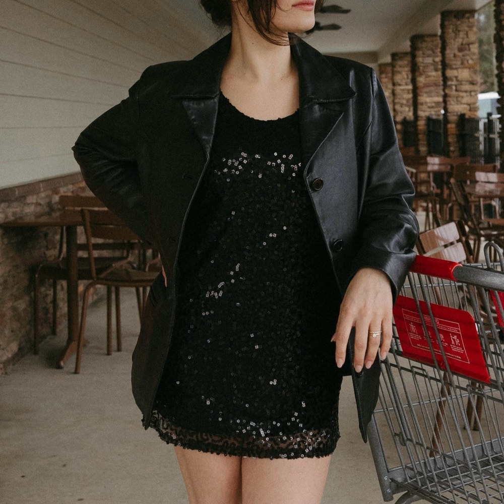 Neiman Marcus 90s Sequined Mini Dress